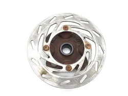 Front Wheel Hub with Rotor A 2007 Yamaha Grizzly 700 YFM700FGPOH 4x4 2969A x