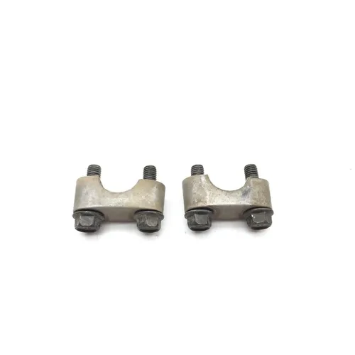 Handlebar Handle Bar Mount Clamps 7/8 2007 Yamaha Grizzly 700 YFM700 2969A 5