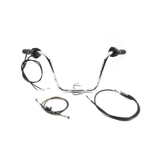 Aftermarket Handle Bars w Cables 1987 Harley Sportster 883 XLH883 2943A x 3