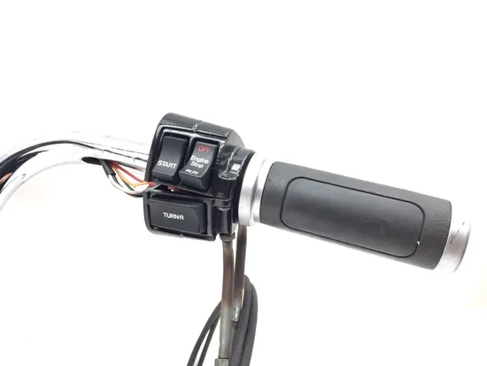 Aftermarket Handle Bars w Cables 1987 Harley Sportster 883 XLH883 2943A x