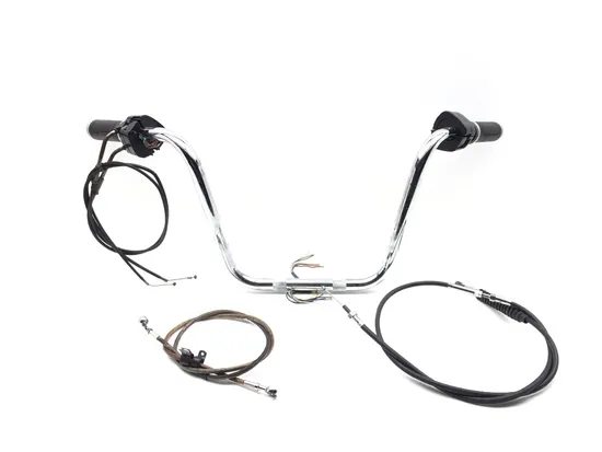 Aftermarket Handle Bars w Cables 1987 Harley Sportster 883 XLH883 2943A x