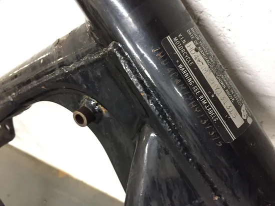 Main Frame Chassis CLN Ready To Go 1987 Harley Sportster 883 XLH883 2943A