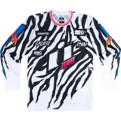 Icon Adult Men Rad Dawn Jersey 2XL White Black