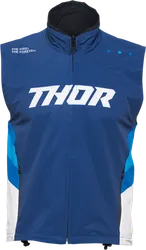 Thor Adult Men Warmup Vest L Blue White