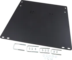 Moose Utility Black Steel Snow Plow Bottom Mount Plate