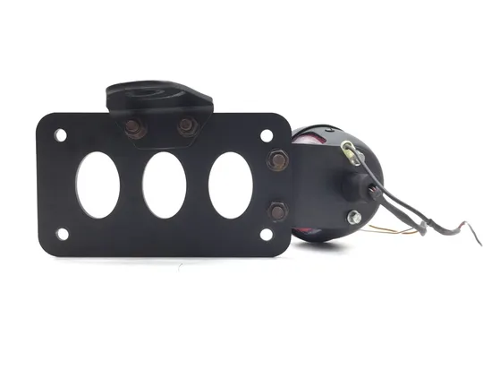 Side Mount License Plate Holder 03 Yamaha V Star 1100 XVS1100AW Classic 2948A x