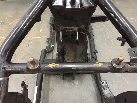 Main Frame Chassis 2003 Yamaha V Star 1100 XVS1100AW Classic 2948A PARTS