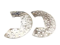 Front Brake Rotor Rock Guards 2016 Yamaha YXZ1000R 3010A