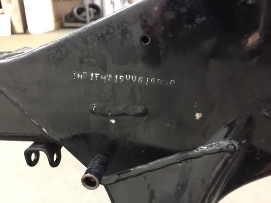 Main Frame Chassis CLN Ready To Go 2000 Harley Electra Glide Police FLHTPI 3004A