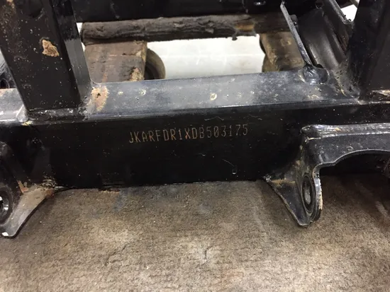 Frame Chassis 2013 Kawasaki Teryx 750 KRF750R 4x4 LE FI 3023A