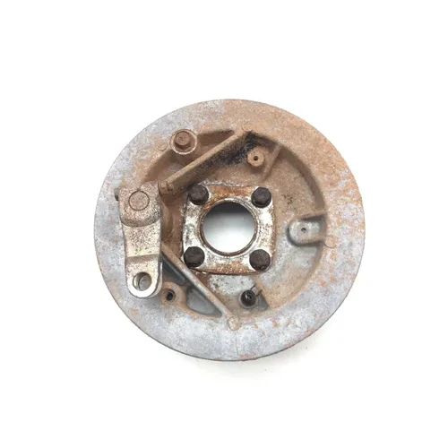 Left Rear Drum Brake Backing Assembly 1991 Kawasaki Bayou 300 KLF300B 3038A 11