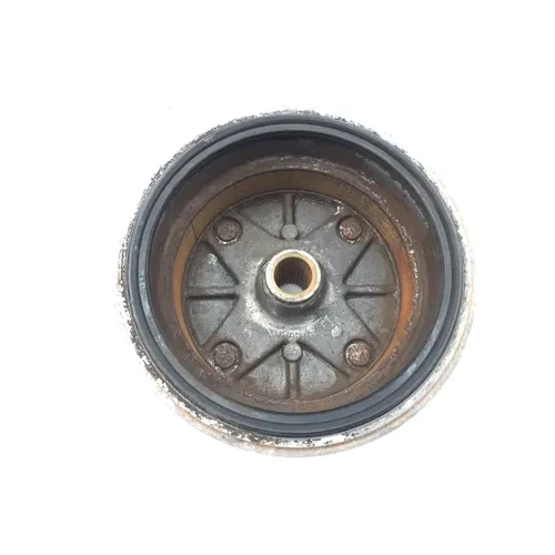 Left Rear Drum Brake Backing Assembly 1991 Kawasaki Bayou 300 KLF300B 3038A 5
