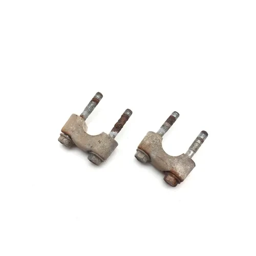 Handlebar Handle Bar Mount Clamps 7/8 1991 Kawasaki Bayou 300 KLF300B 3038A 3