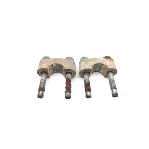 Handlebar Handle Bar Mount Clamps 7/8 1991 Kawasaki Bayou 300 KLF300B 3038A 8