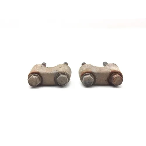 Handlebar Handle Bar Mount Clamps 7/8 1991 Kawasaki Bayou 300 KLF300B 3038A 5