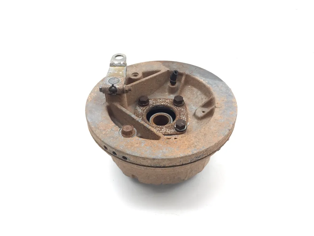 Right Rear Drum Brake Backing Assembly 1991 Kawasaki Bayou 300 KLF300B 3038A