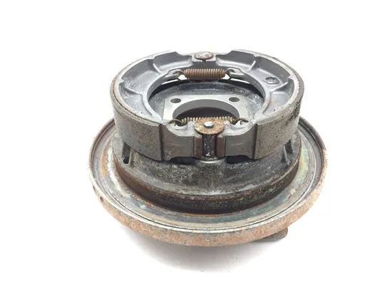 Right Rear Drum Brake Backing Assembly 1991 Kawasaki Bayou 300 KLF300B 3038A