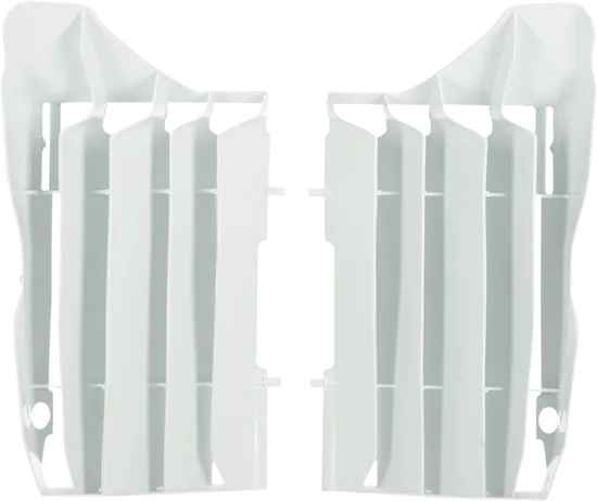 Acerbis White Radiator Louver Cover Pair