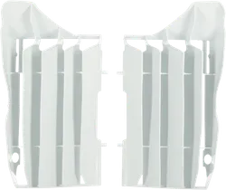 Acerbis White Radiator Louver Cover Pair