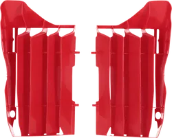 Acerbis Red Radiator Louver Cover Pair