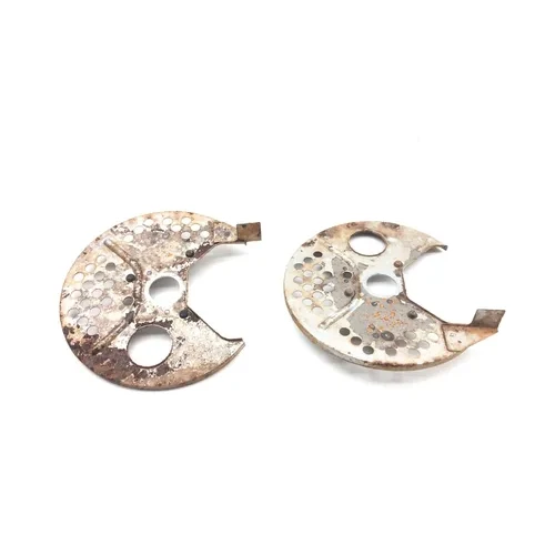 Front Brake Rotor Rock Guards 1991 Kawasaki Bayou 300 KLF300B 3038A 3