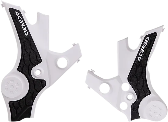 Acerbis X Grip Frame Guards White Black