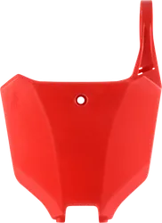 Acerbis Red Front Number Plate