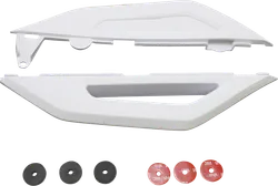 Acerbis Lower Plastic Side Panels White