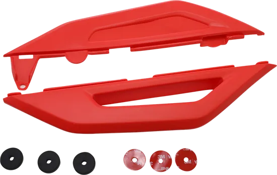 Acerbis Lower Plastic Side Panels Red