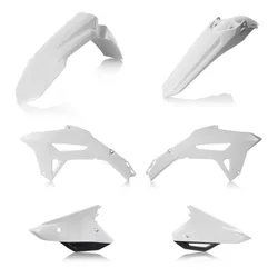 Acerbis Plastic Fender Body Kit White Black