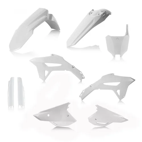 Acerbis Full Plastic Fender Body Kit White 4