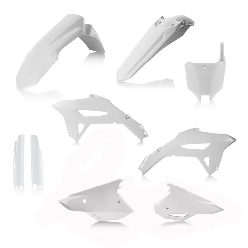 Acerbis Full Plastic Fender Body Kit White 2