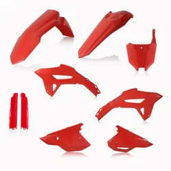 Acerbis Complete Plastic Fender Body Kit Red