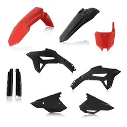Acerbis Complete Plastic Fender Body Kit Red Black