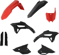 Acerbis Complete Plastic Fender Body Kit Red Black