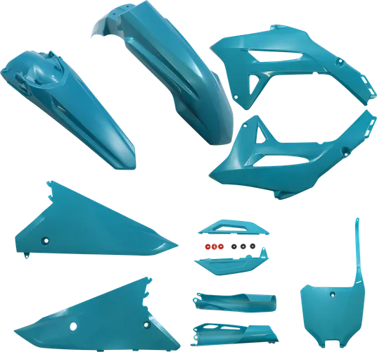 Acerbis Plastic Fender Body Kit Teal Metallic