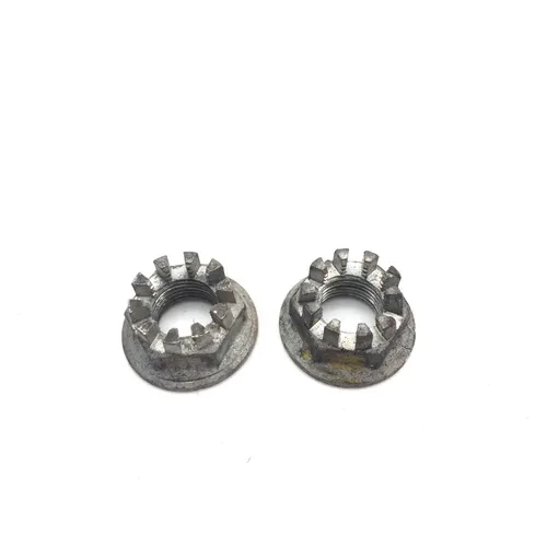 Front Wheel Hub Spindle Castle Nuts 2002 Honda Recon 250 TRX250TM 2x4 3042A 5