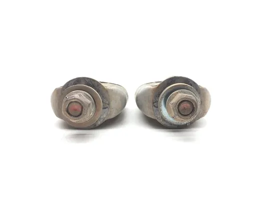 Handlebar Handle Bar Mount Clamps 7/8 2004 Honda Rancher 400 TRX400FA 4x4 3043A 4