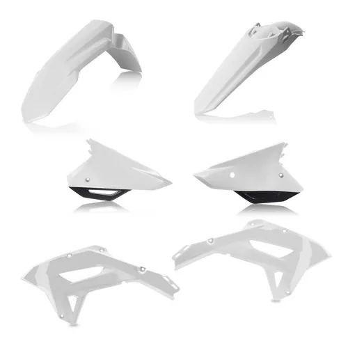 Acerbis Plastic Fender Body Kit White Black