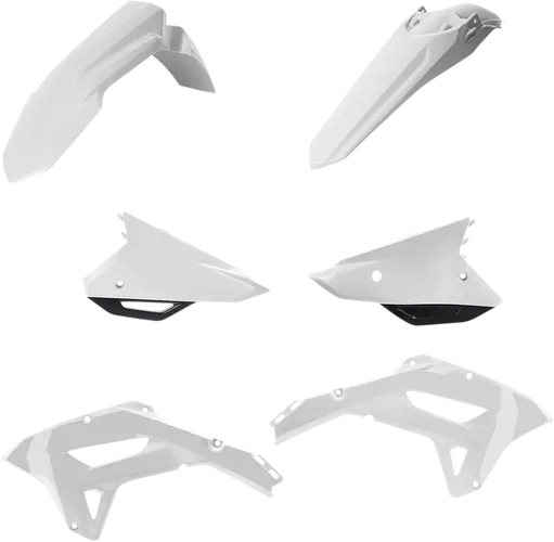 Acerbis Plastic Fender Body Kit White Black