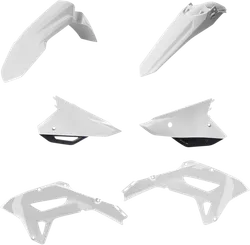 Acerbis Plastic Fender Body Kit White Black
