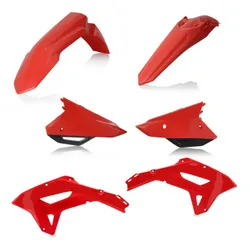 Acerbis Plastic Fender Body Kit OE Red Black