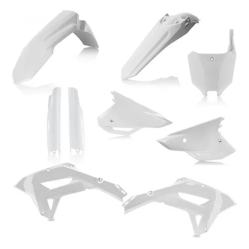 Acerbis Full Plastic Fender Body Kit White 3