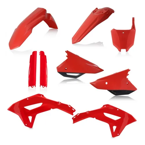 Acerbis Full Plastic Fender Body Kit OE Red Black 3