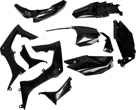 Acerbis Complete Plastic Fender Body Kit Black