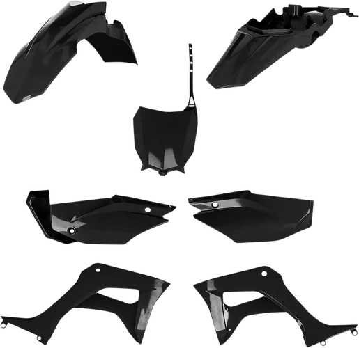 Acerbis Complete Plastic Fender Body Kit Black