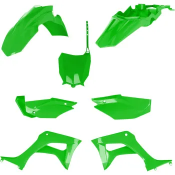 Acerbis Complete Plastic Fender Body Kit Green