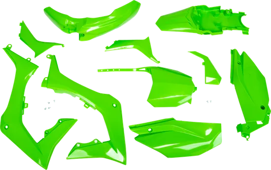 Acerbis Complete Plastic Fender Body Kit Green