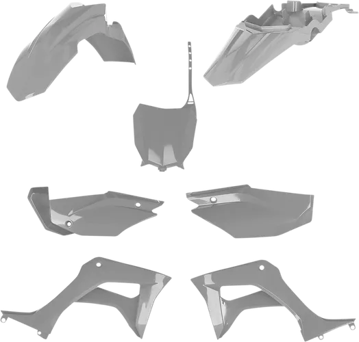 Acerbis Complete Plastic Fender Body Kit Grey