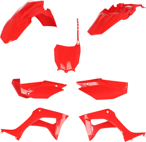 Acerbis Complete Plastic Fender Body Kit Red